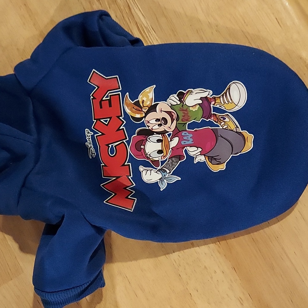 Pull-over‎ Blue Pet Hoodie Minnie and Daisy